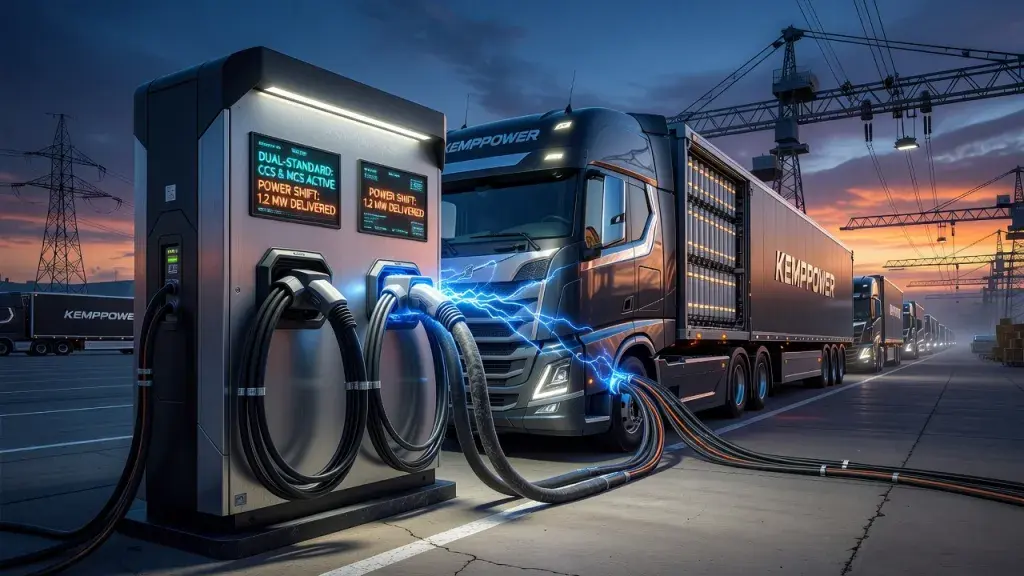 Kempower's Dual-Standard Charger Bets on Trucking's Power Shift