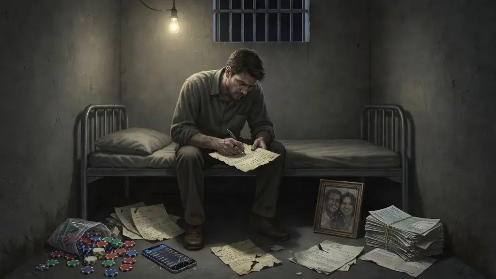 A Prison Cell Confession Reveals the Real Cost of Gambling Harm