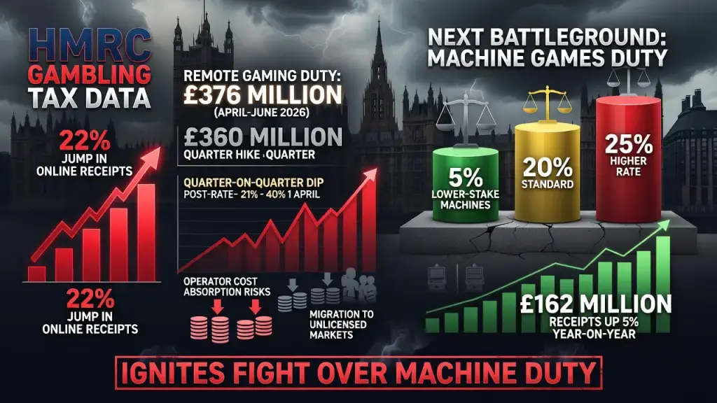 HMRC Gambling Tax Data Reignites Fight Over Machine Duty