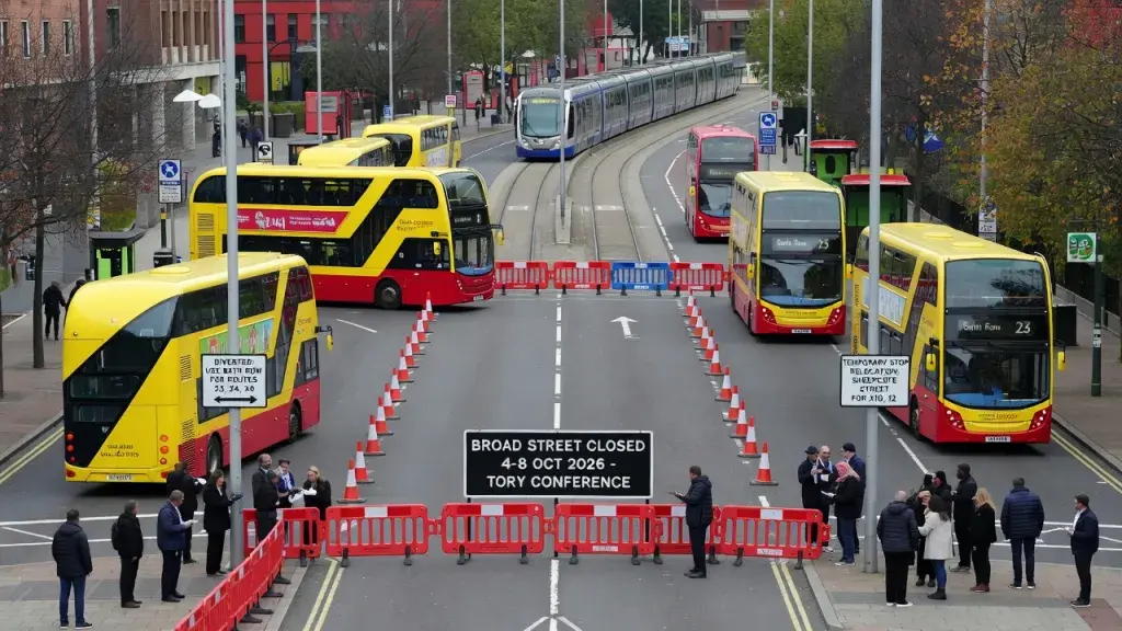 Birmingham Braces for Travel Disruption During Tory Conference