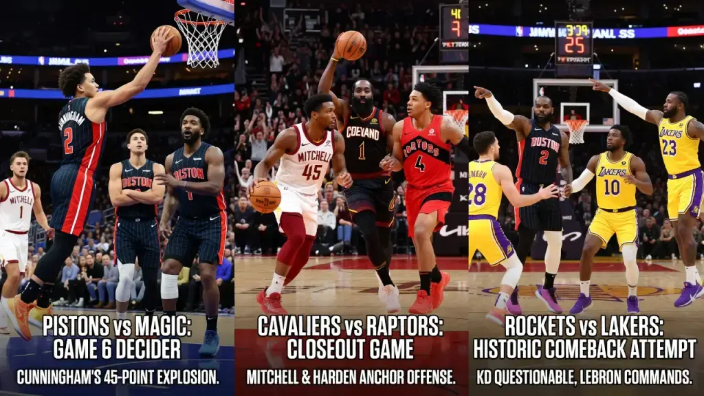 Three Elimination-Adjacent Games Shape Friday's NBA Playoff Betting Slate