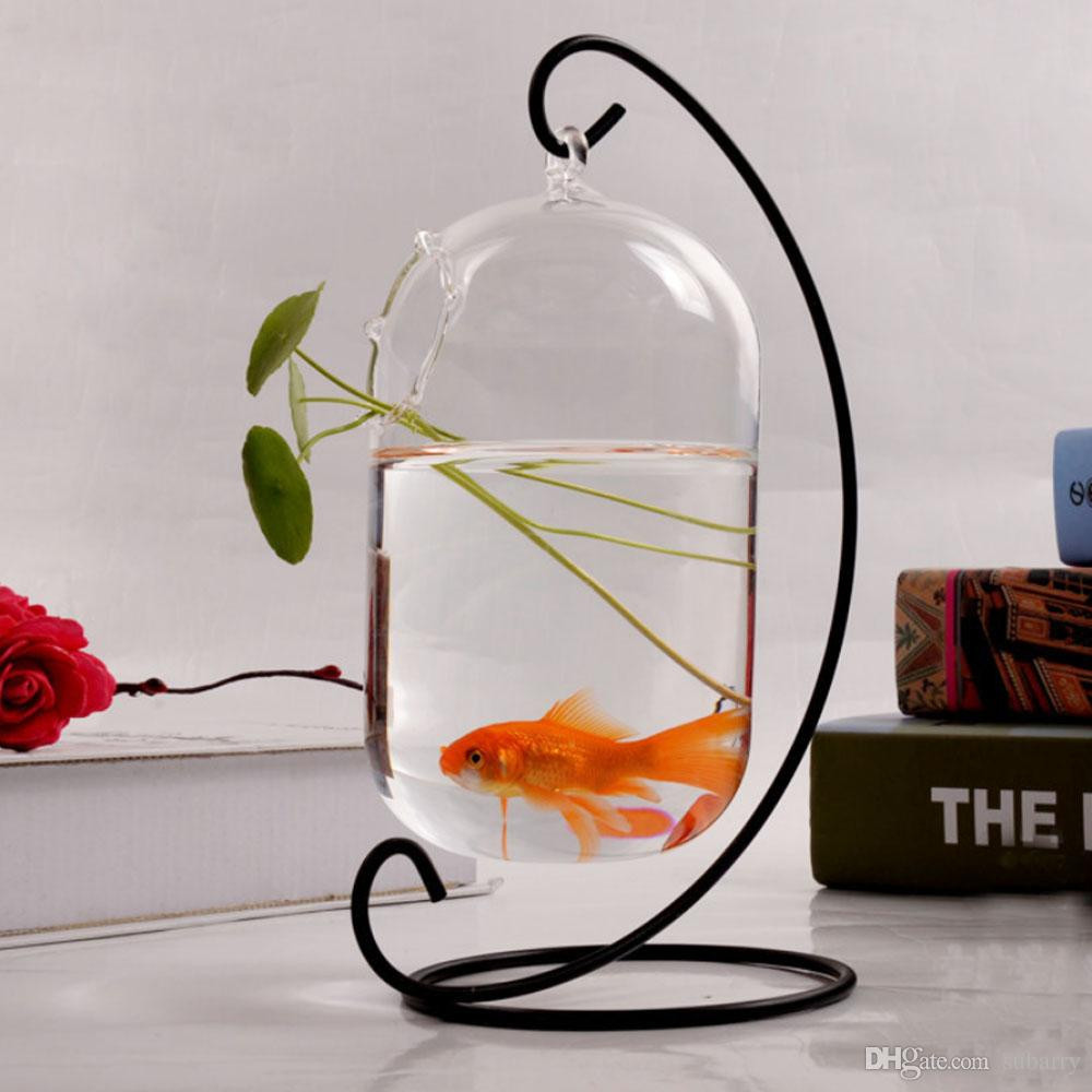 10.5 cylinder vase of hanging glass vase creative small fish tank aquarium fish bowl with for hanging glass vase creative small fish tank aquarium fish bowl with stand for office desktop decoration
