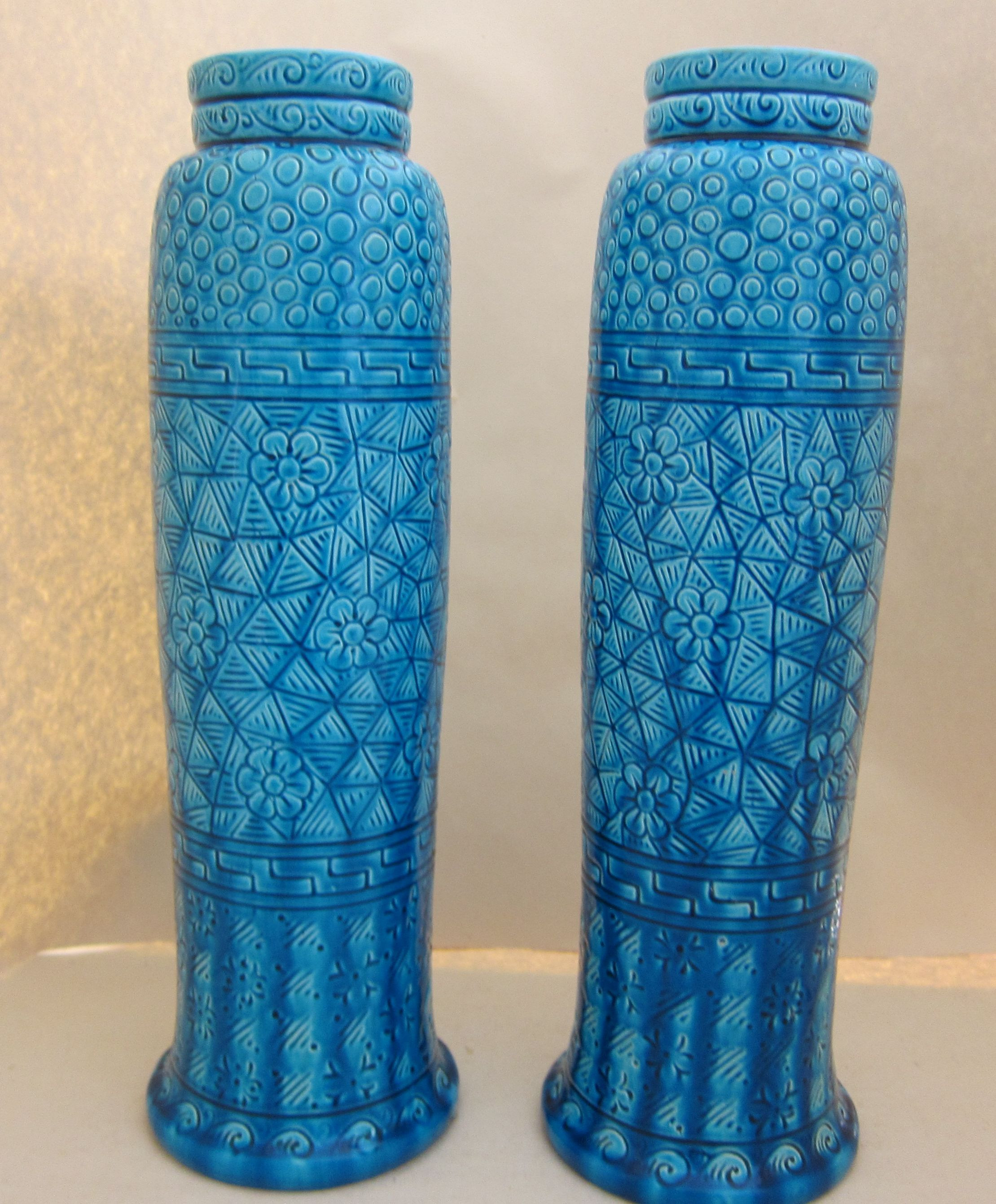 18 Lovable 12 Inch Ceramic Vase 2024 free download 12 inch ceramic vase of pair burmantofts faience fine glaze persian blue grass pattern vases pertaining to pair burmantofts faience fine glaze persian blue grass pattern vases pottery cerami