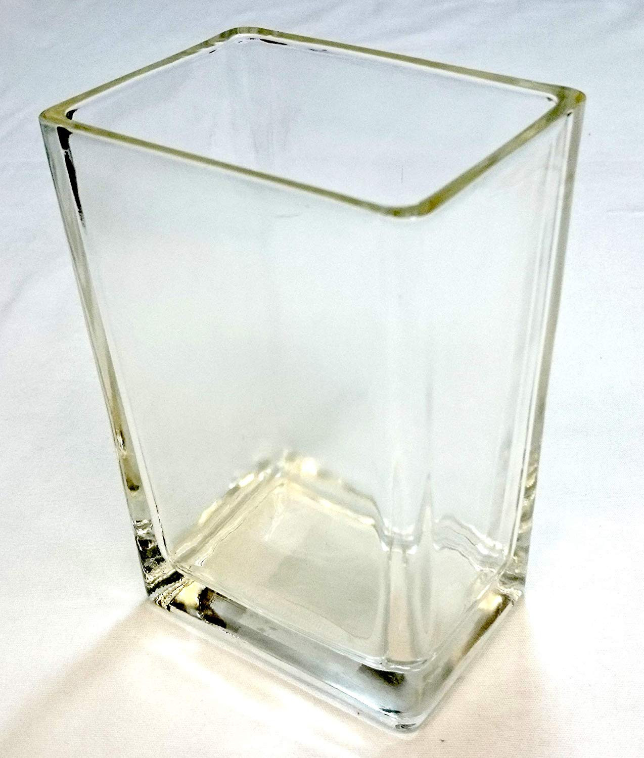 12 inch clear cylinder vase of amazon com concord global trading 6 rectangle 3x4 base glass vase with regard to amazon com concord global trading 6 rectangle 3x4 base glass vase six inch high tapered clear pillar centerpiece 6x4x3 candleholder home kitchen