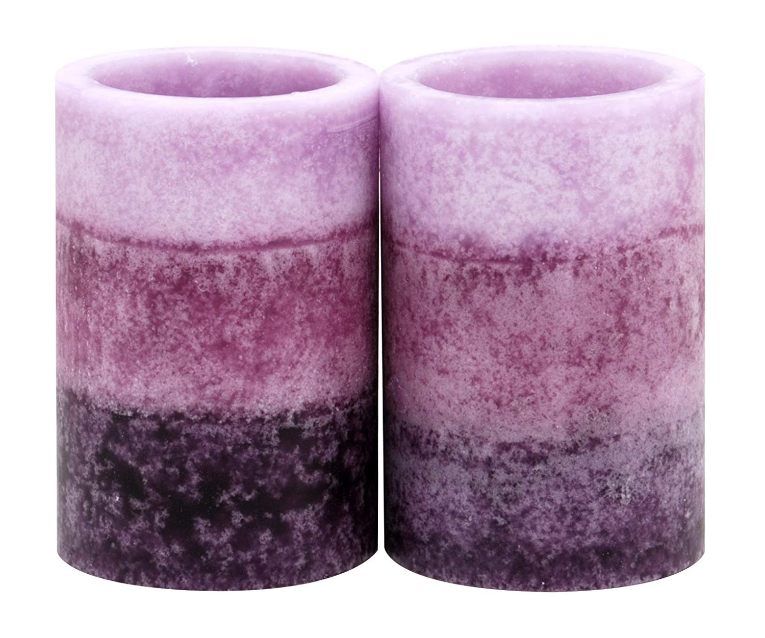 12 inch cylinder vases cheap of amazon com kiera grace 2 by 3 inch tri layer led pillar candles in amazon com kiera grace 2 by 3 inch tri layer led pillar candles mini lavender cashmere fragrance set of 2 home kitchen