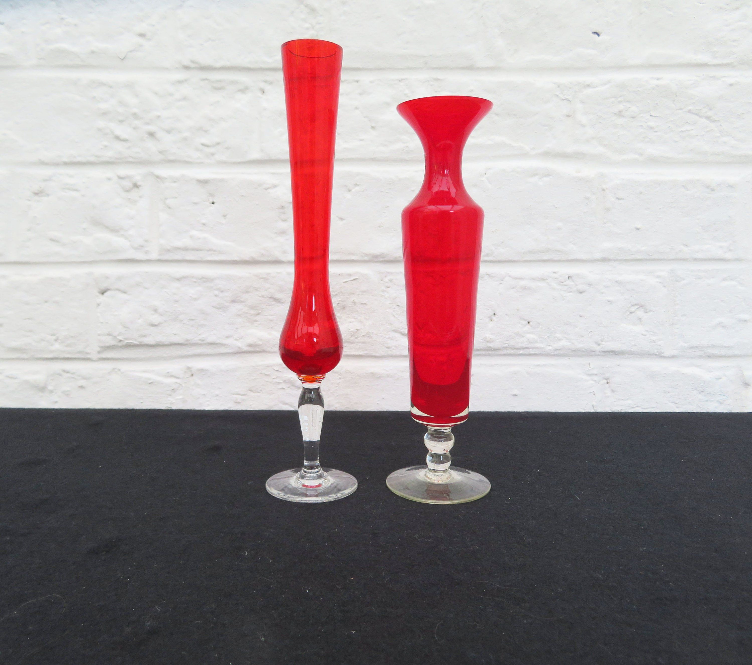 17 Stylish 20 Inch Tall Glass Vases 2024 free download 20 inch tall glass vases of two vintage retro mid century dark red handblown glass vase bud with two vintage retro mid century dark red handblown glass vase bud vase soliflore art glass thin
