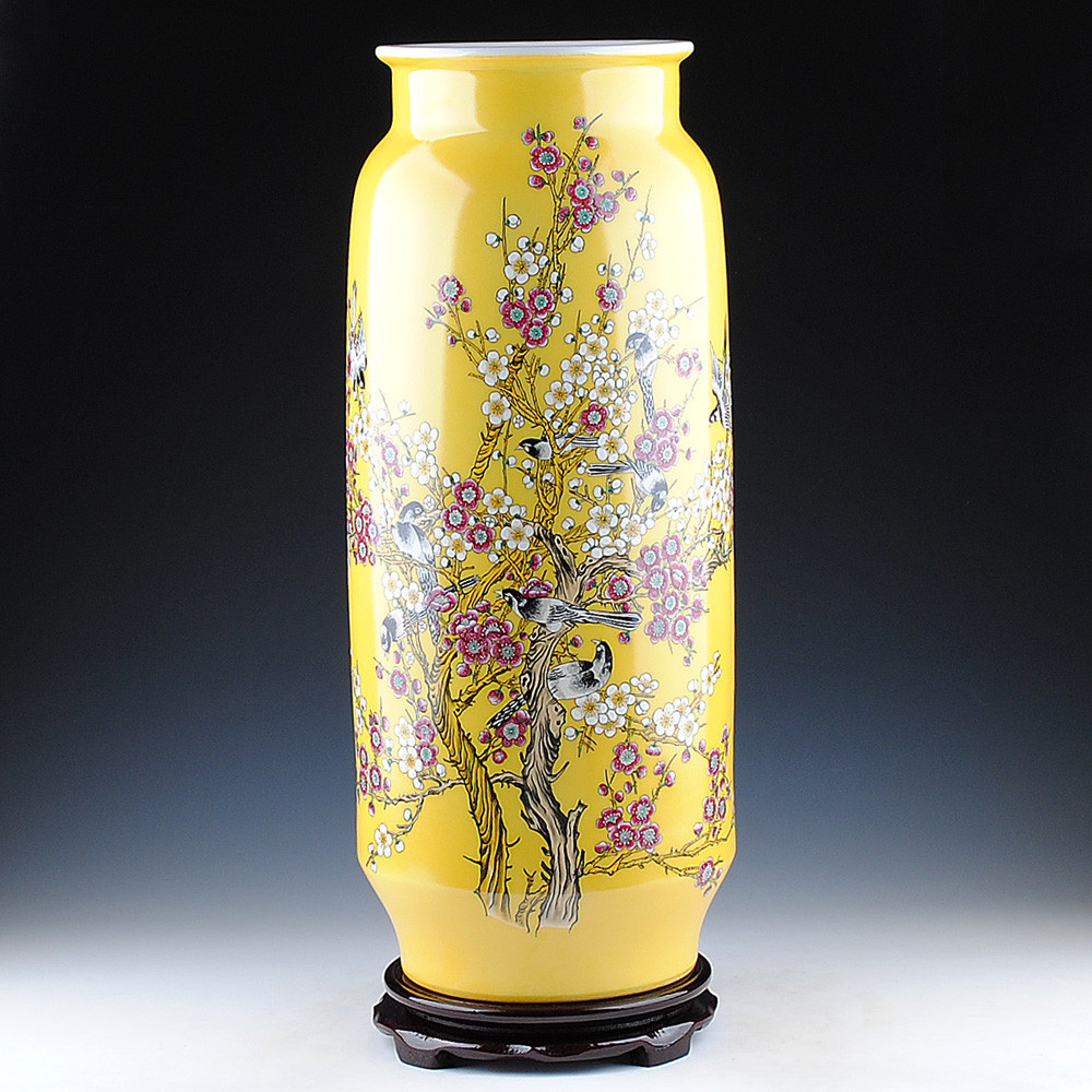 24 inch trumpet vases wholesale of china yellow vase china yellow vase shopping guide at alibaba com intended for get quotations a· jingdezhen ceramics pastel yellow beaming quiver vase modern living room furniture crafts ornaments