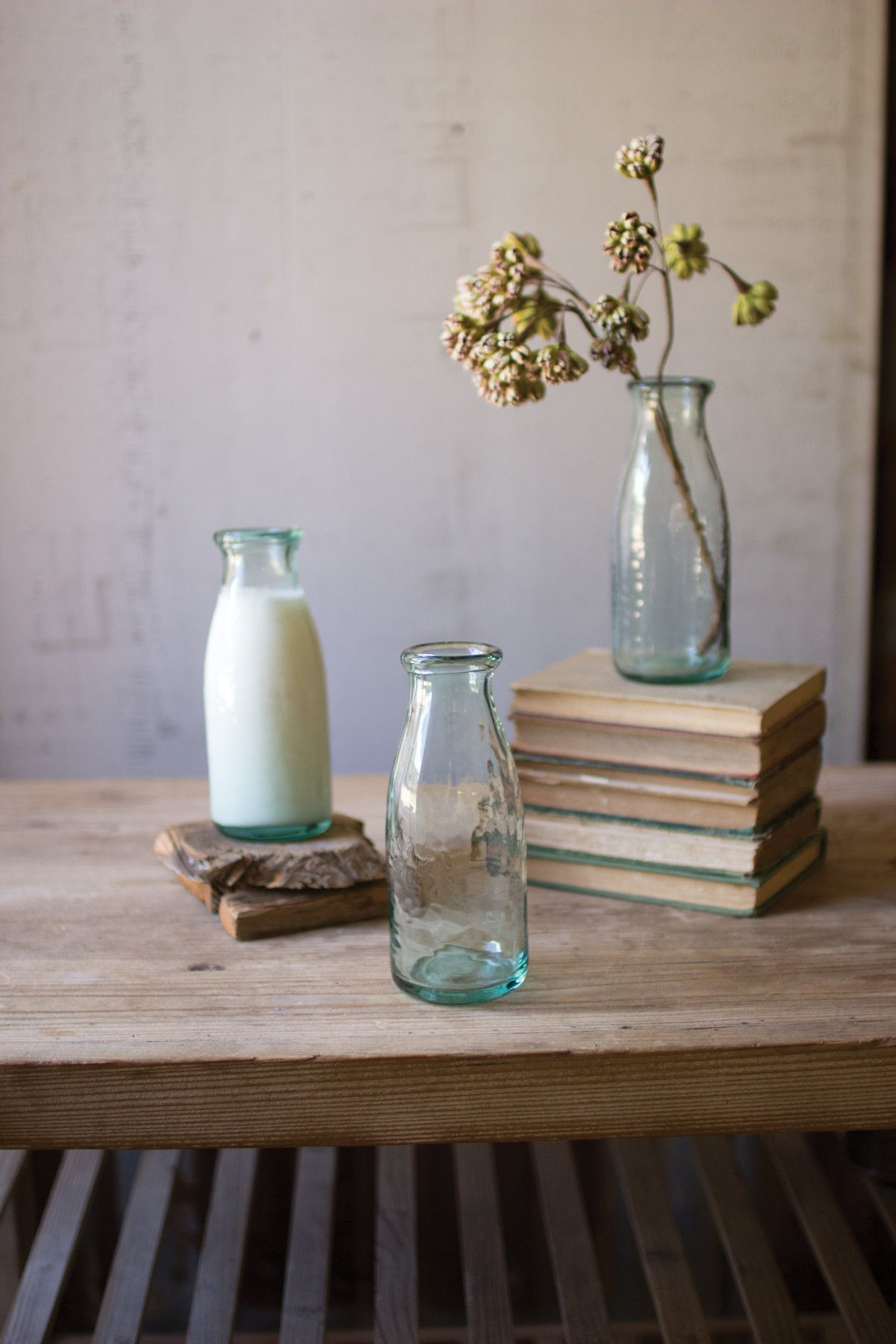 36 Inch Clear Glass Vase Of Recycled Milk Bottle Bud Vase Milk Bottles Bottle and Glass Milk Pertaining to Recycled Milk Bottle Bud Vase