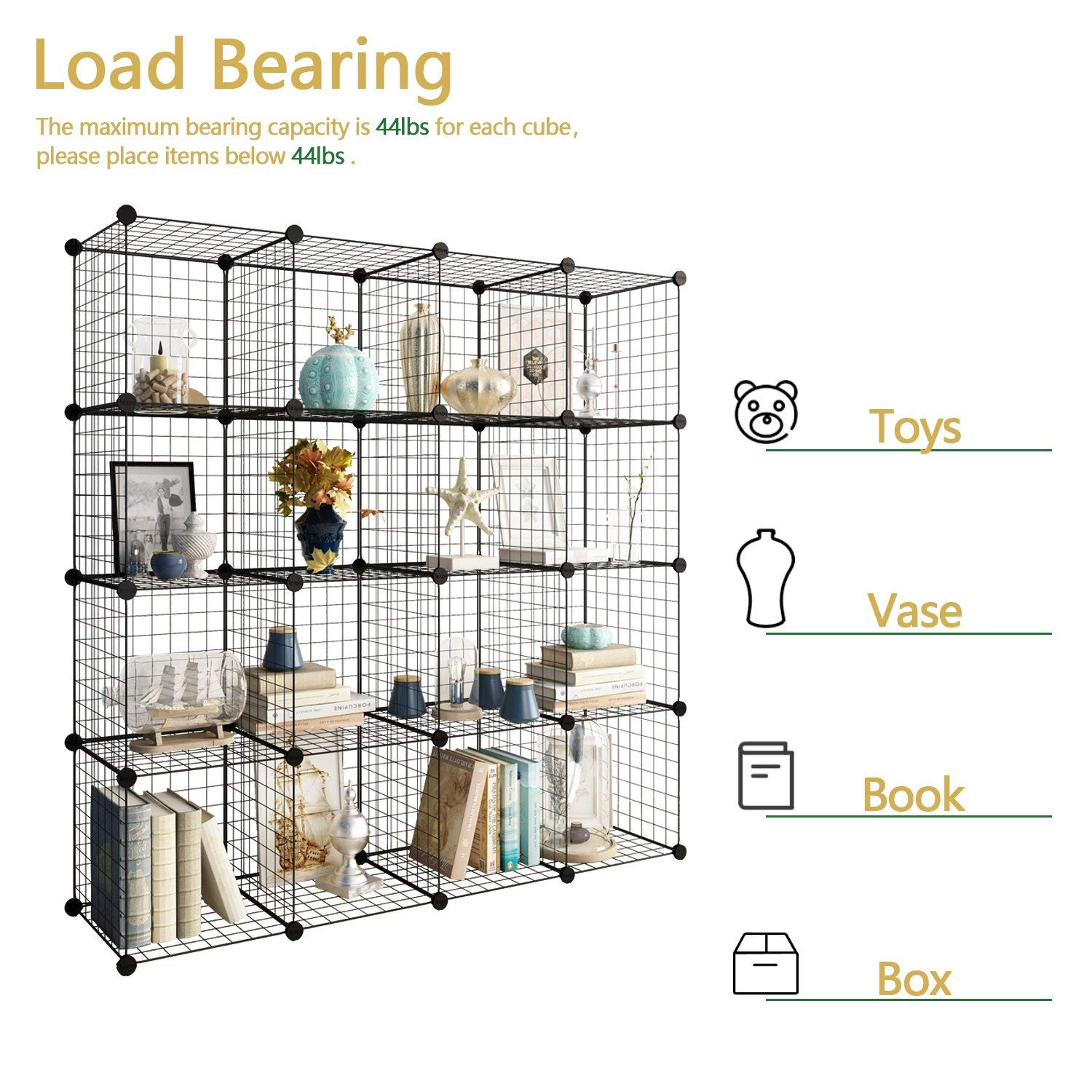 19 Fashionable 4 Inch Cube Vase 2022 free download 4 inch cube vase of amazon com tespo metal wire storage cubes modular shelving grids pertaining to amazon com tespo metal wire storage cubes modular shelving grids diy closet organization sy