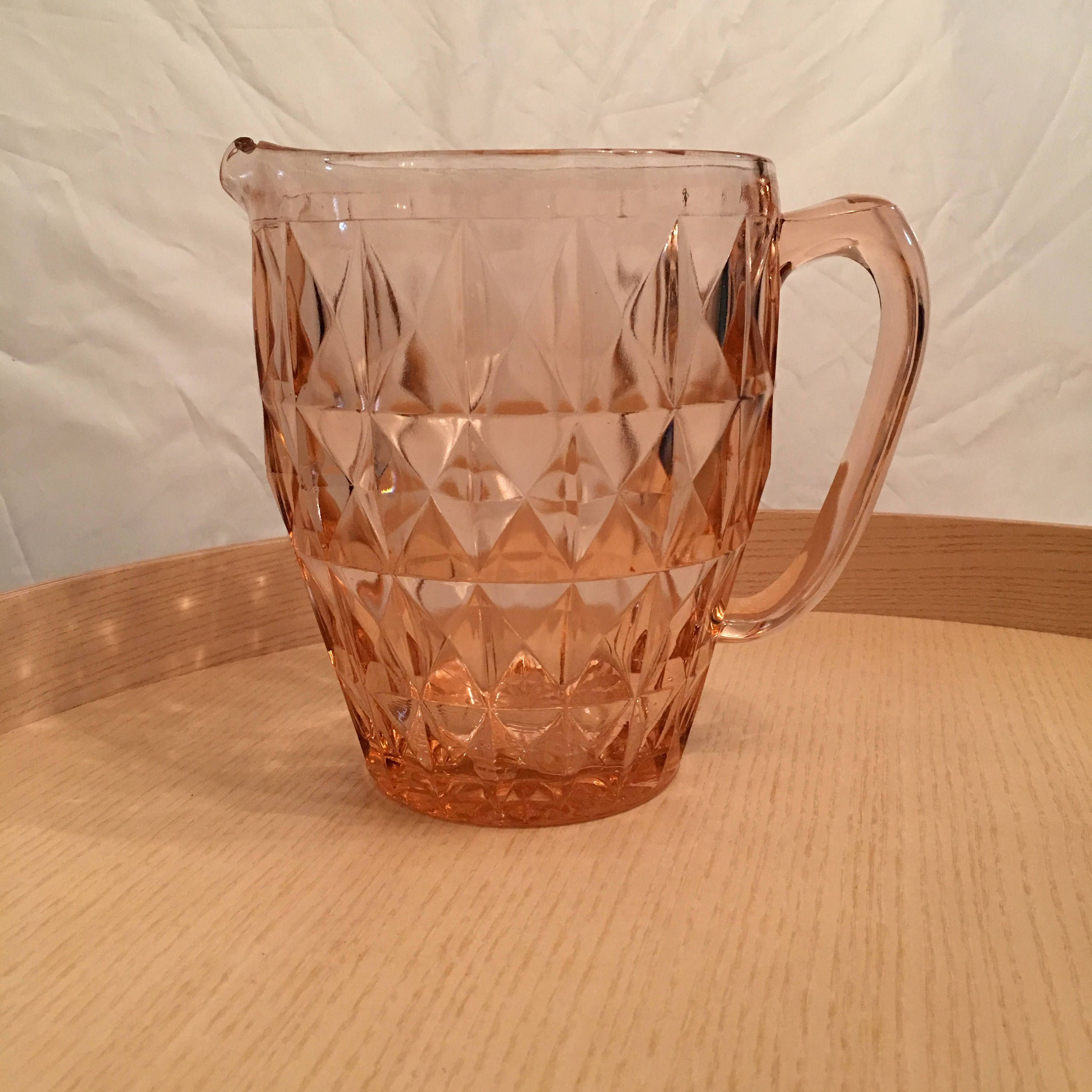 10 Great 4 Square Glass Vase 2024 free download 4 square glass vase of depression glass jeannette windsor diamond pitcher vase large pink pertaining to depression glass jeannette windsor diamond pitcher large pink glass pitcher vintage di