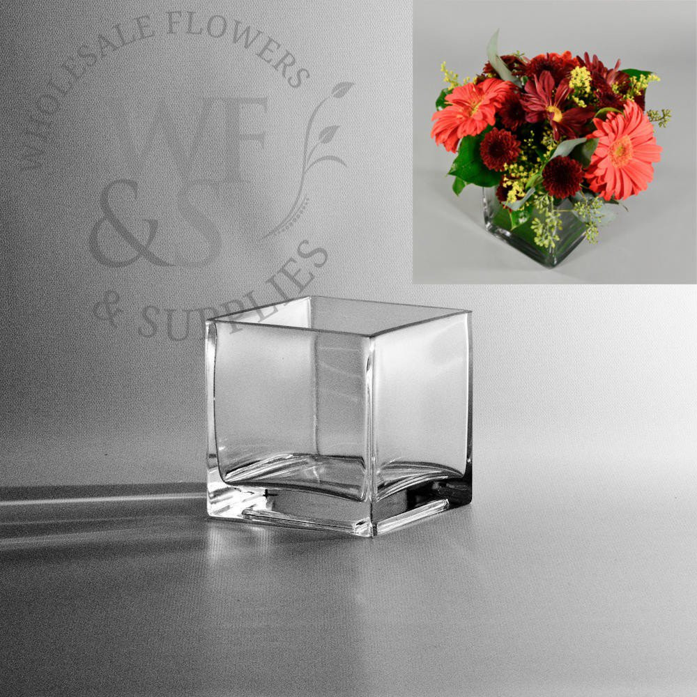11 attractive 4x4 Square Vase 2024 free download 4x4 square vase of square glass cube vase 4x4 wholesale flowers and supplies throughout square glass cube vase 4x4