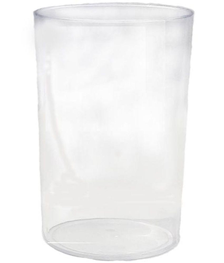 5 x 6 cylinder vase of unbreakable round 300ml plastic transparent glass set of 6 buy intended for unbreakable round 300ml plastic transparent glass set of 6
