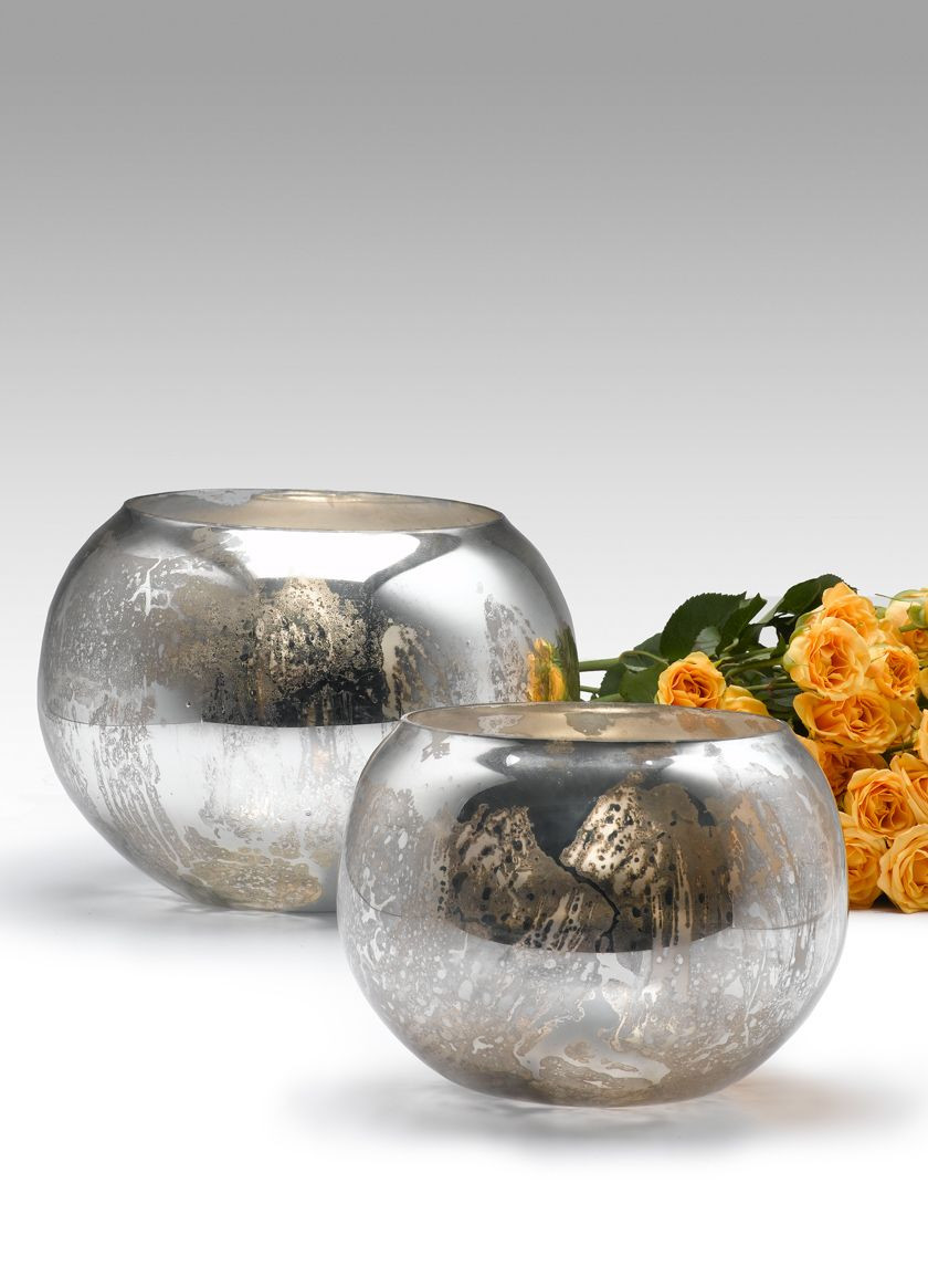 6 inch glass cube vase of 6 8 inch antique silver fish bowls vases pinterest fishbowl intended for antique silver mercury glass fishbowl vases wedding event reception