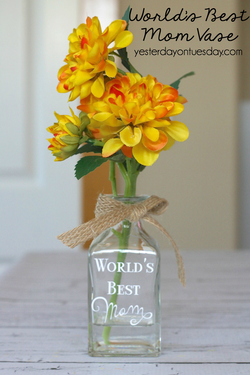 6x6 cylinder vase of diy mothers day gifts intended for worlds best mom vase