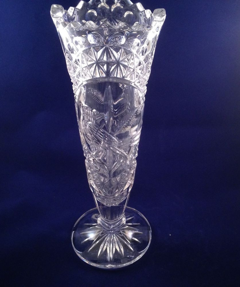 8 inch round glass vase of 9 5 tall crystal vase with bird design stuff to sell pinterest with 9 5 tall crystal vase with bird design