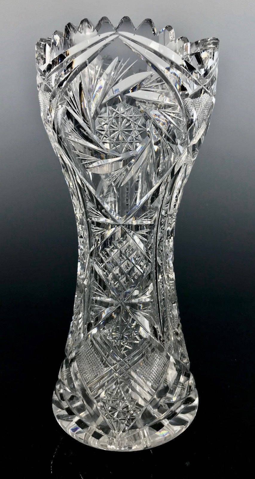 american brilliant cut glass vase of abp american brilliant cut glass corset hourglass form 9 75 vase throughout il fullxfull 1428940924 eygh
