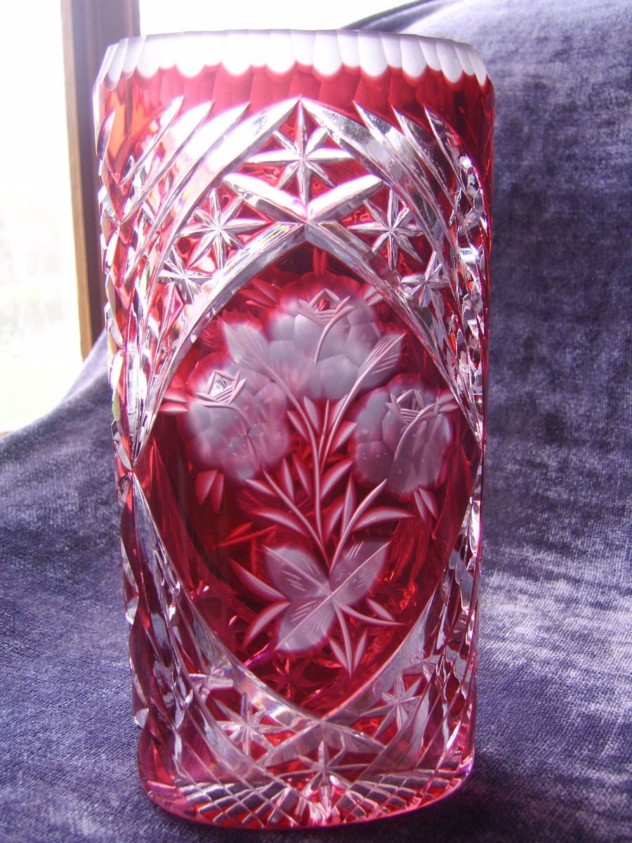 american brilliant cut glass vase of cut to clear stunning vase but what is it collectors weekly intended for cut to clear stunning vase but what is it collectors