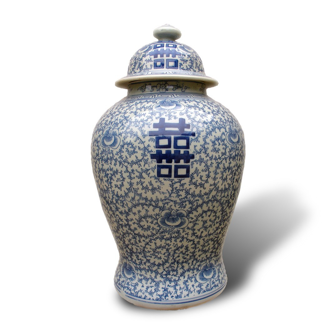 16 Perfect Antique Chinese Vases for Sale 2022 free download antique chinese vases for sale of a pair of chinese blue and white double happiness jars with matching within a pair of chinese blue and white double happiness jars with matching lids
