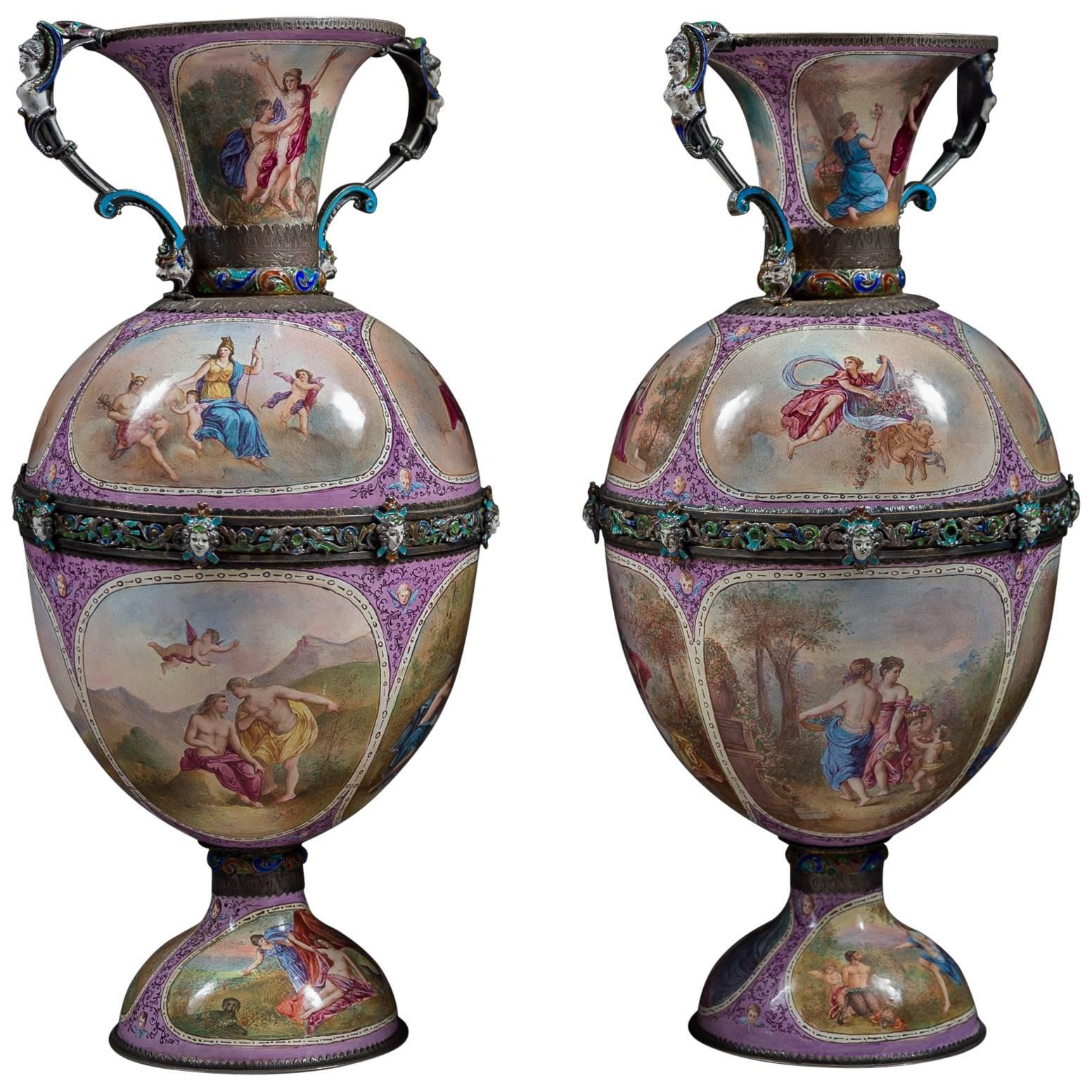 16 Perfect Antique German Porcelain Vases 2024 free download antique german porcelain vases of a pair of large early 20th century japanese cloisionne enamel palace intended for a pair of large early 20th century japanese cloisionne enamel palace vases