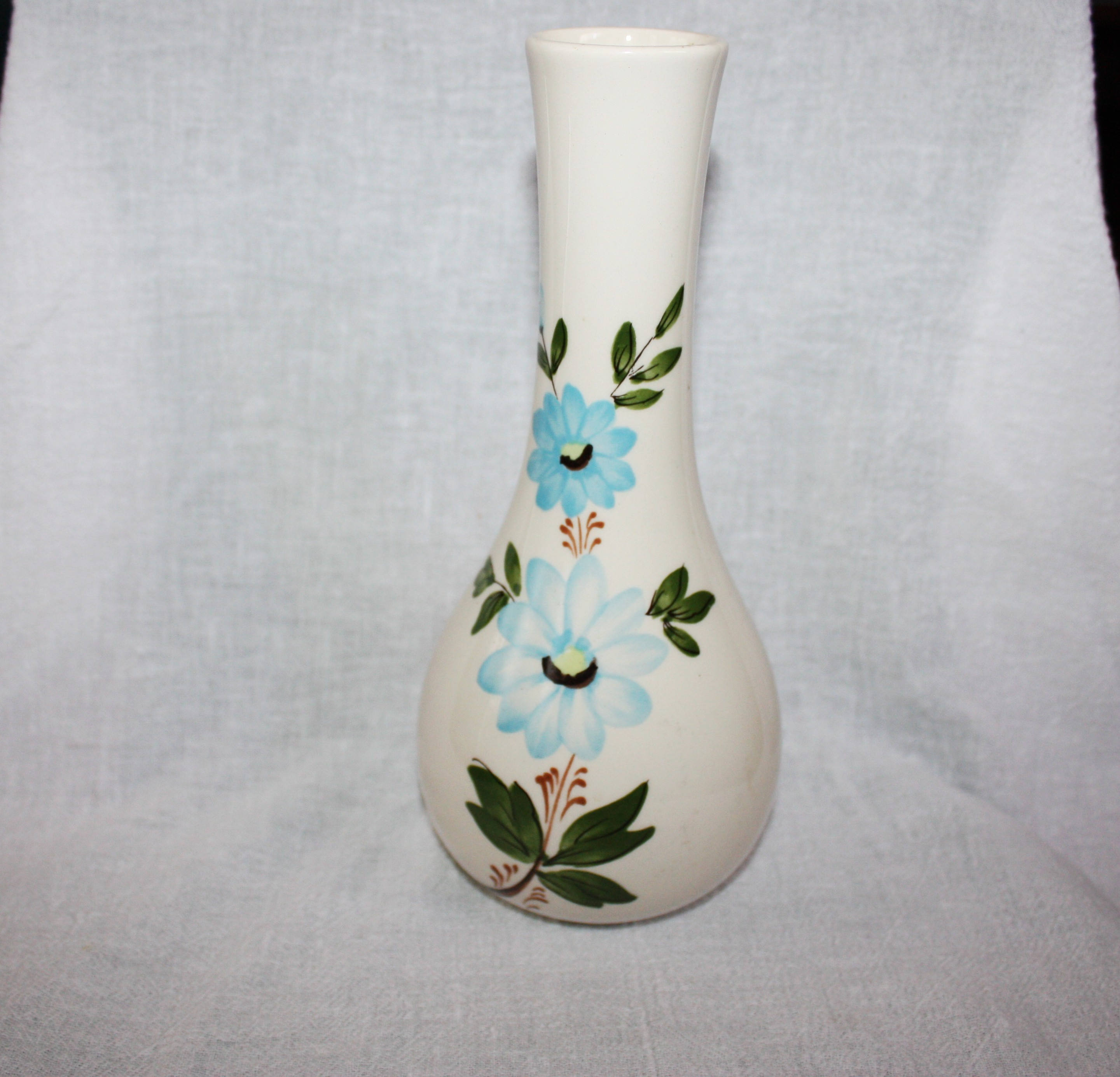 antique japanese porcelain vases of vintage 1979 sado portugal vase for ftda blue flowers etsy inside image 0