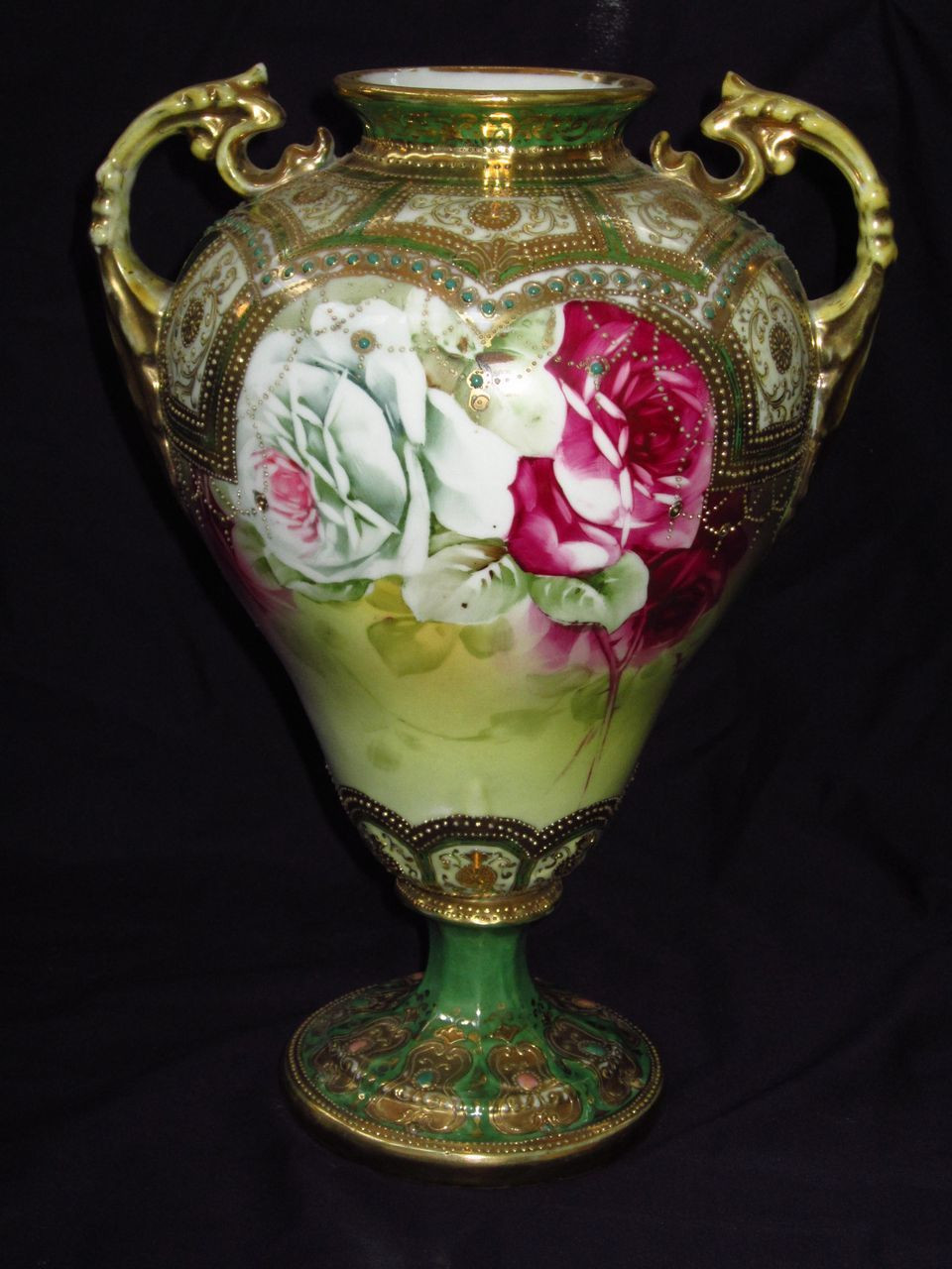 16 Lovely Antique Nippon Vases 2024 free download antique nippon vases of list of synonyms and antonyms of the word nippon vases regarding hand painted footed nippon vase cobalt blue pink roses gold