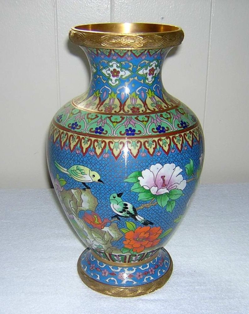 antique small chinese vases of vans unisex authentic skate shoe good omen antiques ebay store with regard to beautiful antique intricate inlaid enamel chinese cloisonne vase birds peony flowers with decorative brass trim