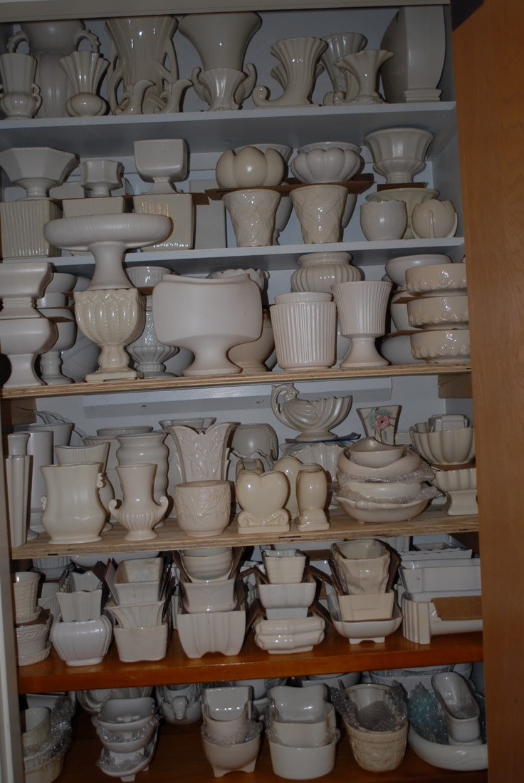 18 Stylish Antique Vases Worth Money 2024 free download antique vases worth money of 213 best things i collect images on pinterest curio decor old with impressive display of white mccoy pottery