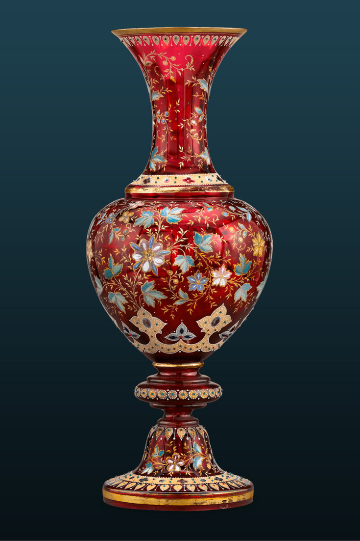 21 attractive Antique Venetian Glass Vases 2024 free download antique venetian glass vases of this outstanding enameled ruby glass vase was crafted by the pertaining to glass