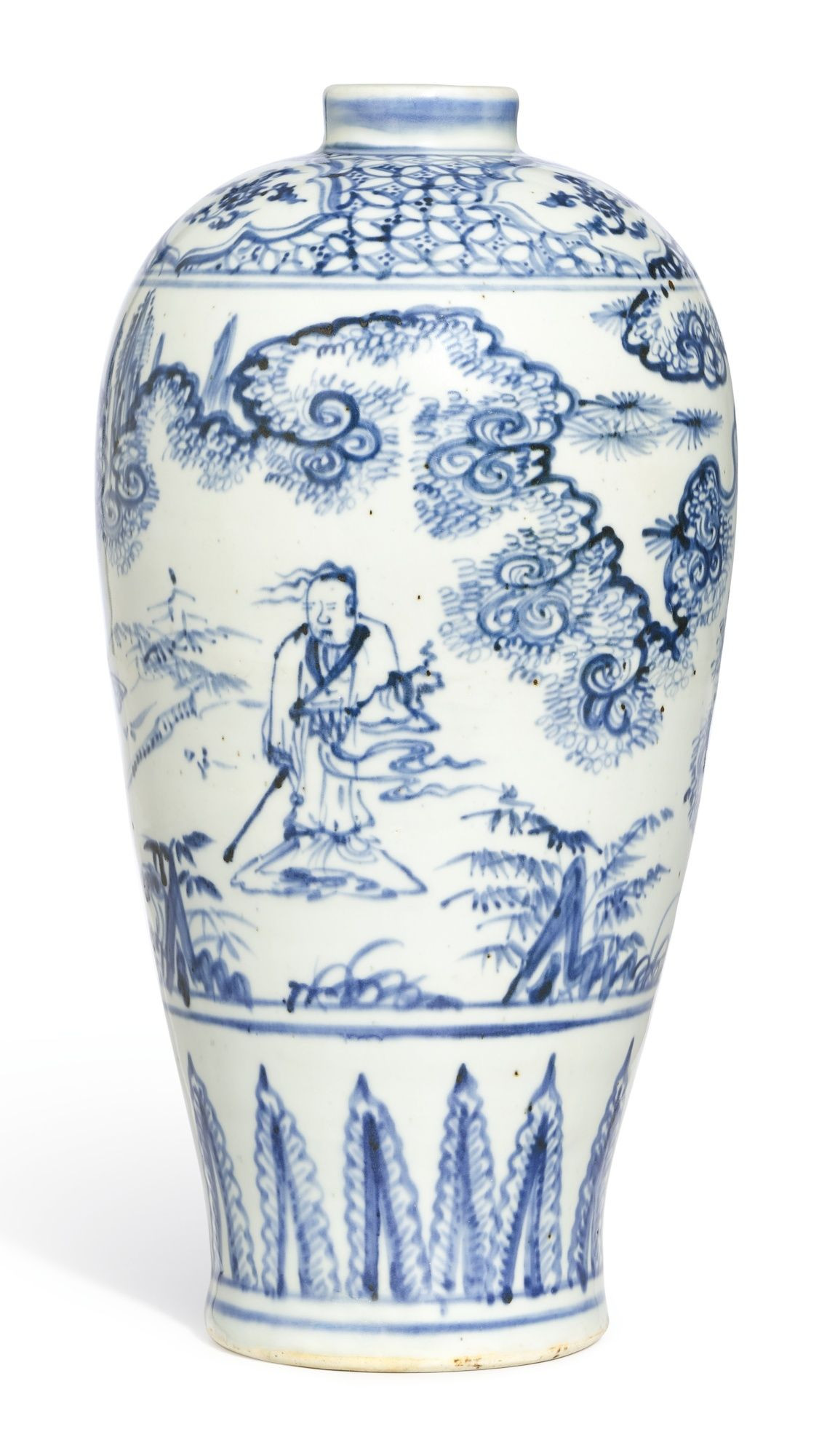 23 Amazing Antique White Porcelain Vases 2024 free download antique white porcelain vases of a blue and white figure meipingming dynasty 15th century with regard to vase