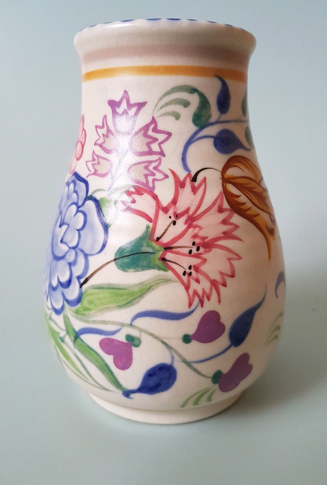 29 Awesome Art Deco Blue Vase 2024 free download art deco blue vase of poole pottery 1930s vase bn pattern art deco floral hilda hampton within poole pottery 1930s vase bn pattern art deco floral hilda hampton 1 of 4free shipping poole pot