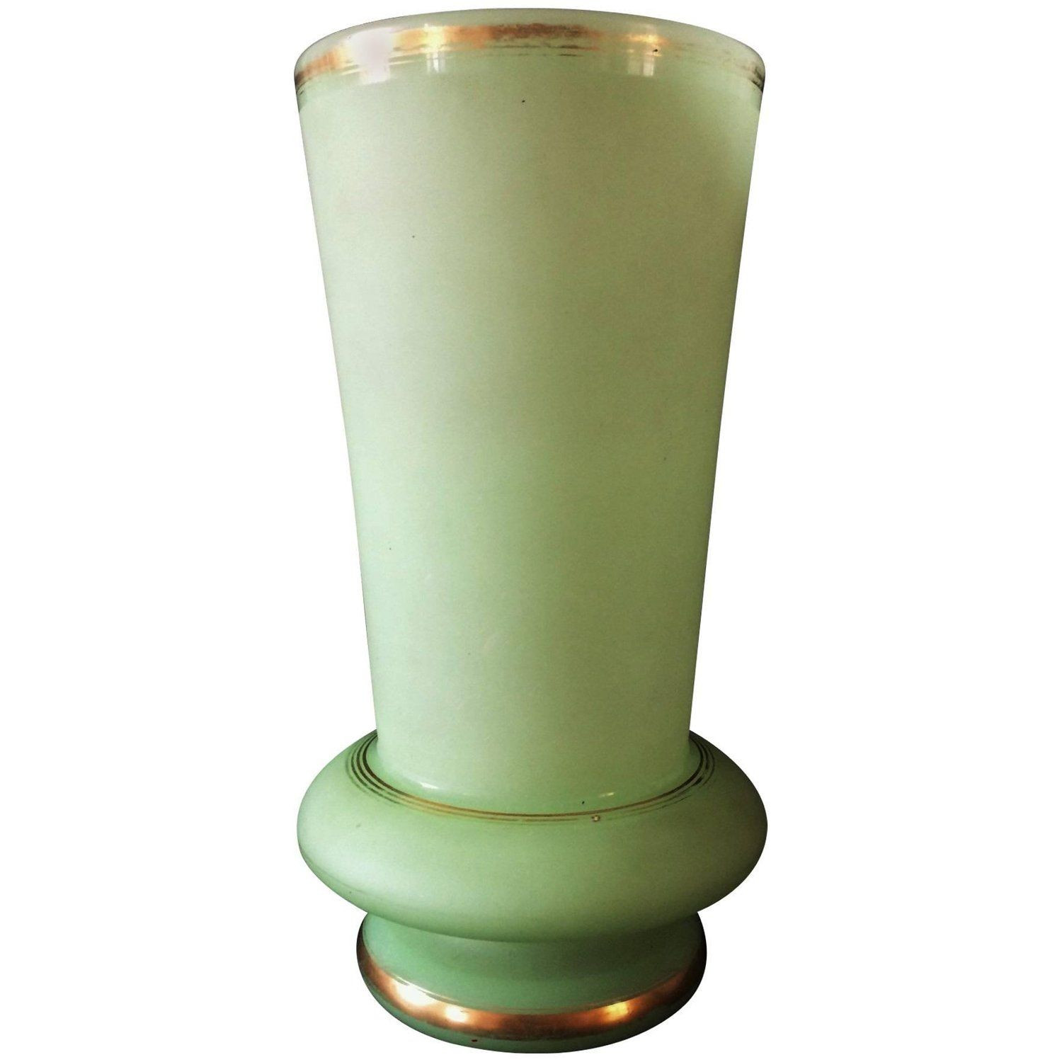 art deco metal vase of 1940s art deco green opaline vase opaline and art deco pertaining to 1940s art deco green opaline vase