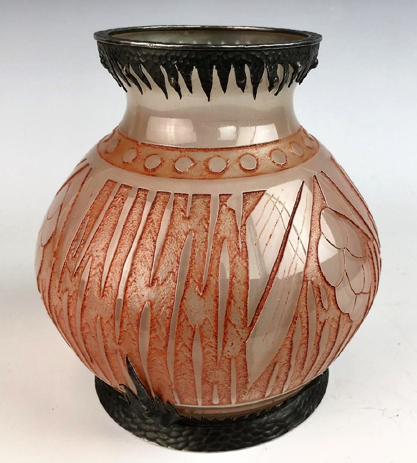 27 Famous Art Deco Metal Vase 2024 free download art deco metal vase of val st lambert art deco cameo vase with metal production of within val st lambert art deco cameo vase with metal production of verrerie d