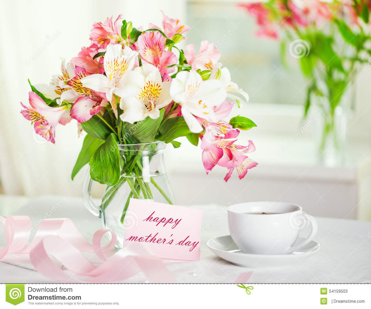 19 Awesome Artificial Flowers In Vase with Water 2024 free download artificial flowers in vase with water of beautiful bouquet of alstroemeria and cup of tea for mothers da pertaining to beautiful bouquet of alstroemeria in a vase with water white cup of tea