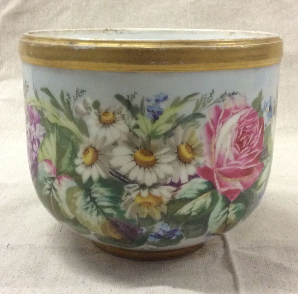 belleek vase ebay of beautiful antique porcelain old paris jardiniere garden flowers intended for pottery