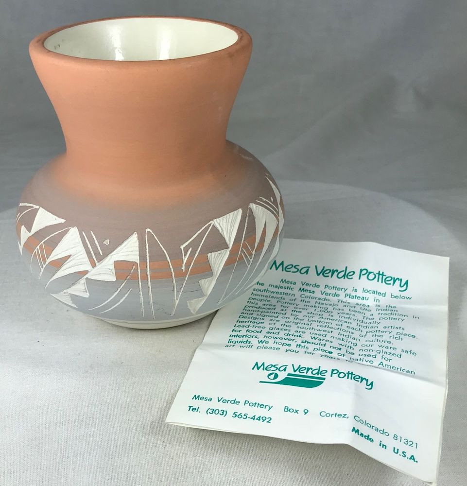 best crystal vase brands of ute indian pottery vase signed by artist taik mesa verde pottery with regard to ute indian pottery vase signed by artist taik mesa verde pottery colorado usa 4 ebay