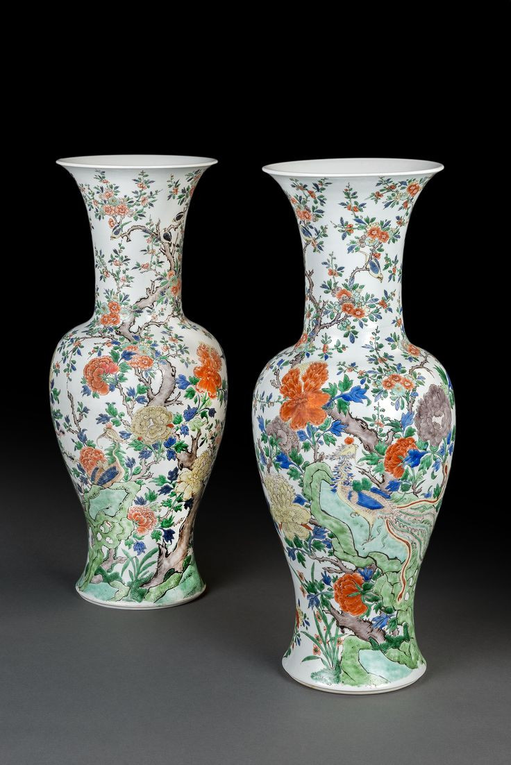 20 Great Big oriental Vases 2024 free download big oriental vases of 19 best tefaf 2015 antiques images on pinterest enamels asian art throughout two famille verte phoenix tail vases porcelain decorated to the baluster body and tall flar