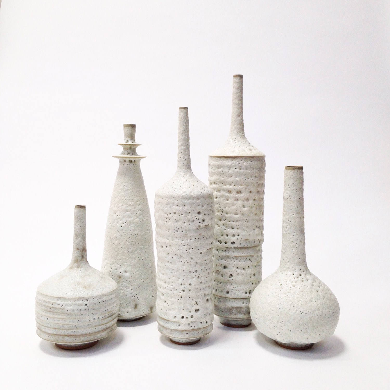 Big White Ceramic Vase Of Made to order Set Of 5 Large Ceramic Stoneware Vases In Etsy Pertaining to Dzoom