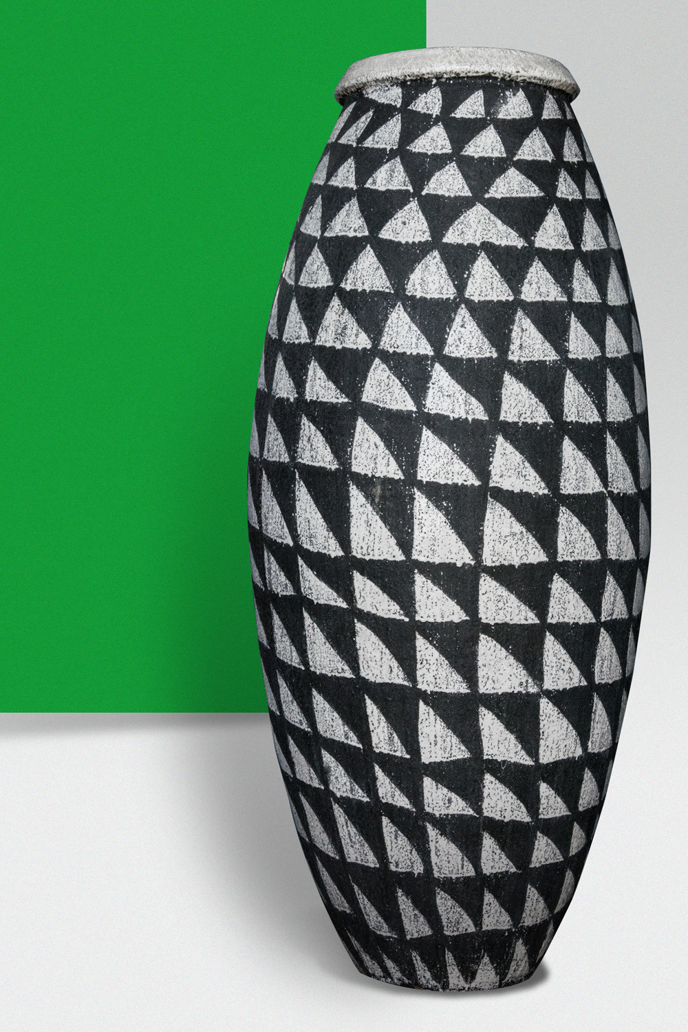 30 Lovely Black and White Ceramic Vase 2024 free download black and white ceramic vase of muse modern burkina floor vase throughout burkina floor vase a handmade and gloriously imperfect graphic pattern draws the eye in and the heart out 55h x 24 5