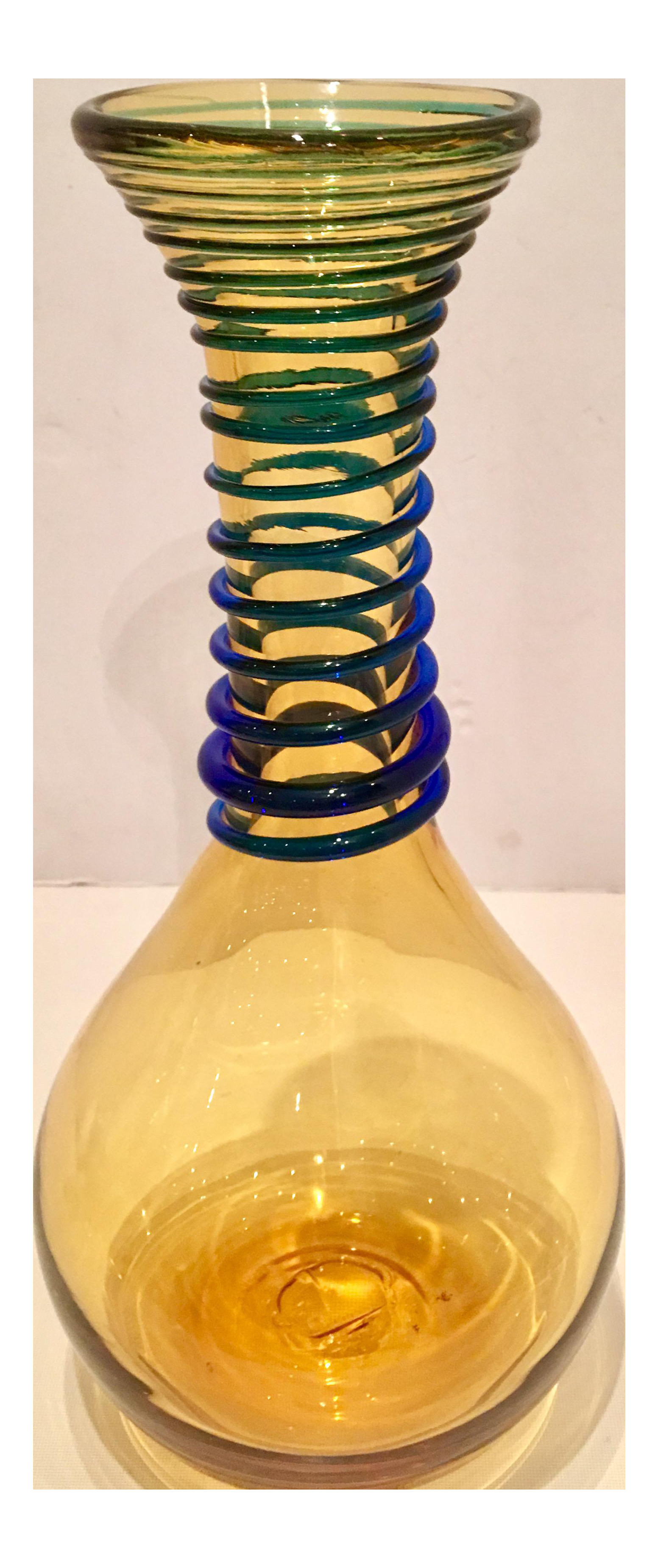 21 attractive Blenko Vase Shapes 2024 free download blenko vase shapes of blenko glass amber cobalt beaker vase chairish with regard to blenko glass amber and cobalt beaker vase 1552