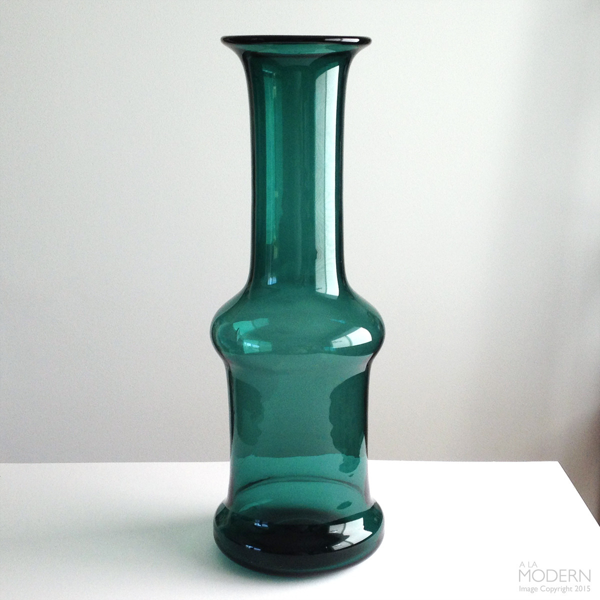 Blenko Vase Shapes Of Blenko Glass Tall No 5717 Juniper Architectural Floor Vase Wayne with A Monumental Rare Blenko Glass Tall Architectural Cylindrical Pipe Vase Designed by Wayne Husted In 1957 This is A Showstopper Of A Piece Almost 2 Feet