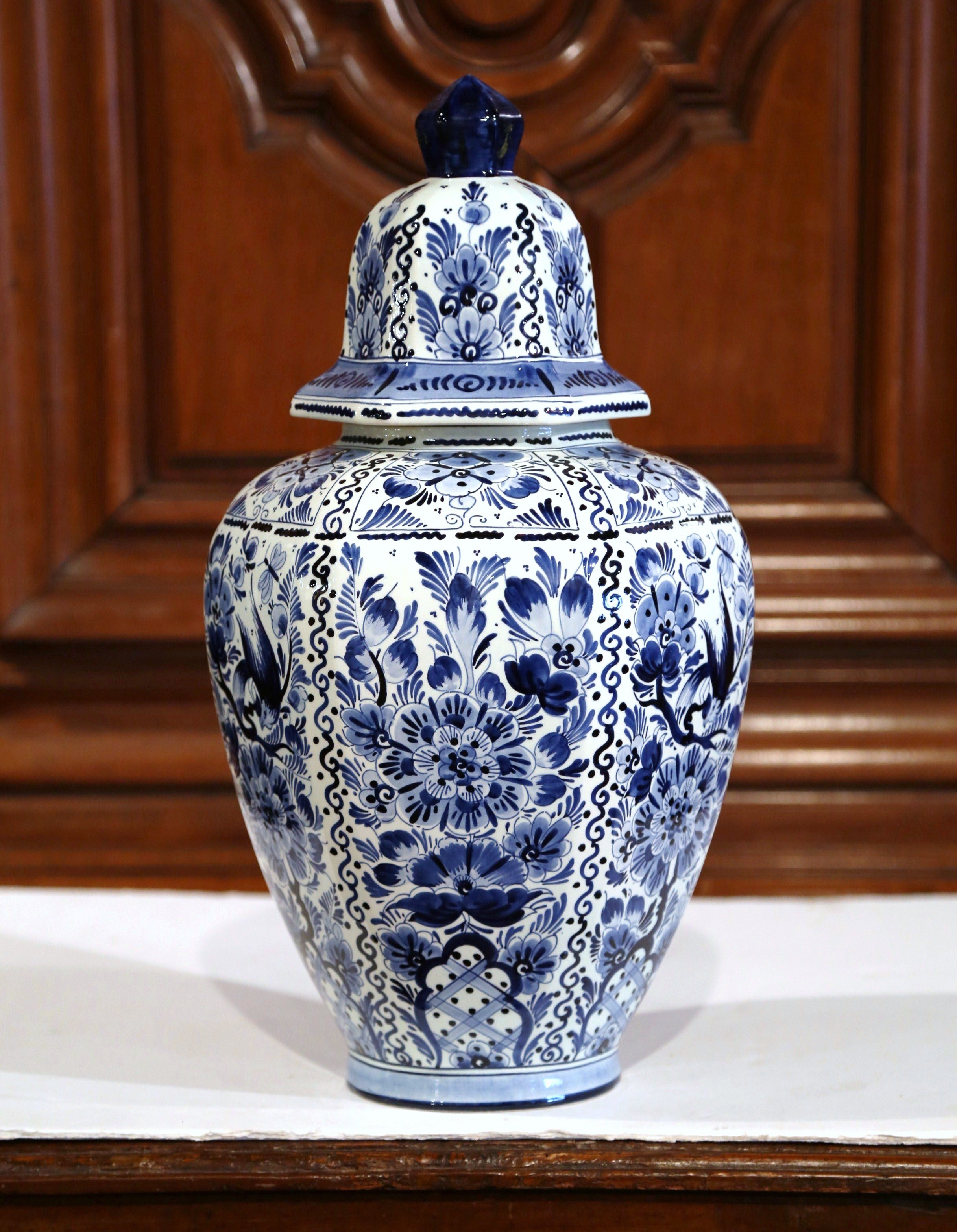 10 Popular Blue and White Decorative Vases 2024 free download blue and white decorative vases of large mid 20th century dutch blue and white faience delft ginger jar inside large mid 20th century dutch blue and white faience delft ginger jar with top a