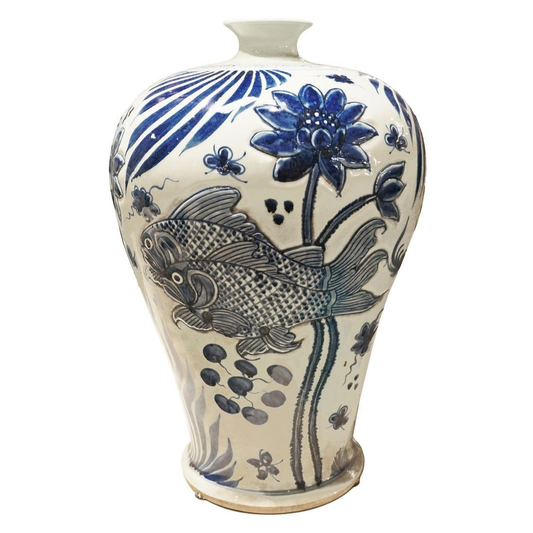 18 Fashionable Blue and White Urn Vases 2024 free download blue and white urn vases of carved fish chinoiserie plum vase blue white products intended for carved fish chinoiserie plum vase blue white