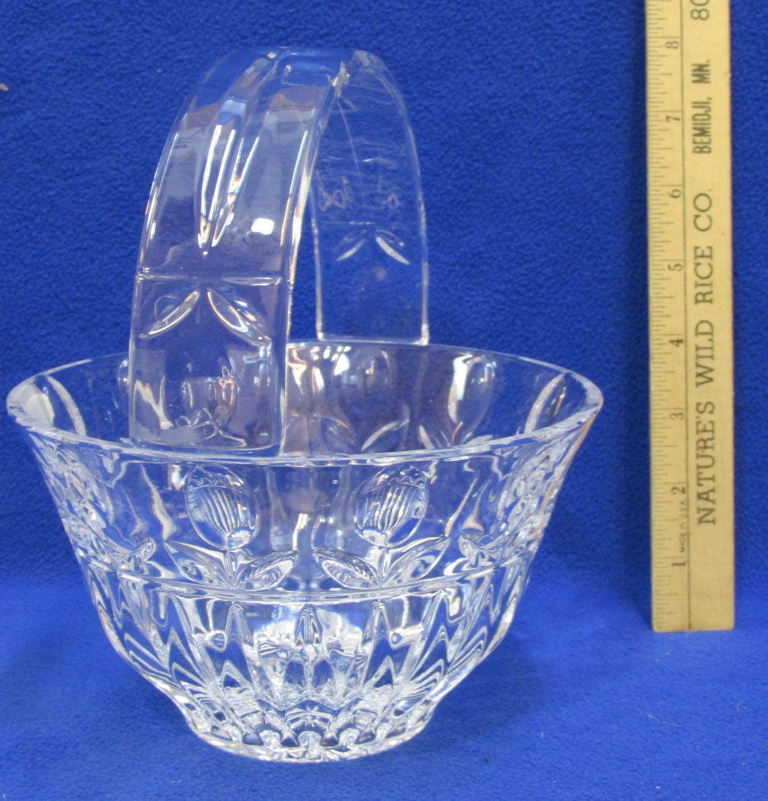 15 Unique Blue Cut Crystal Vase 2024 free download blue cut crystal vase of block crystal tulip garden handled basket y3916 ebay regarding s l1600