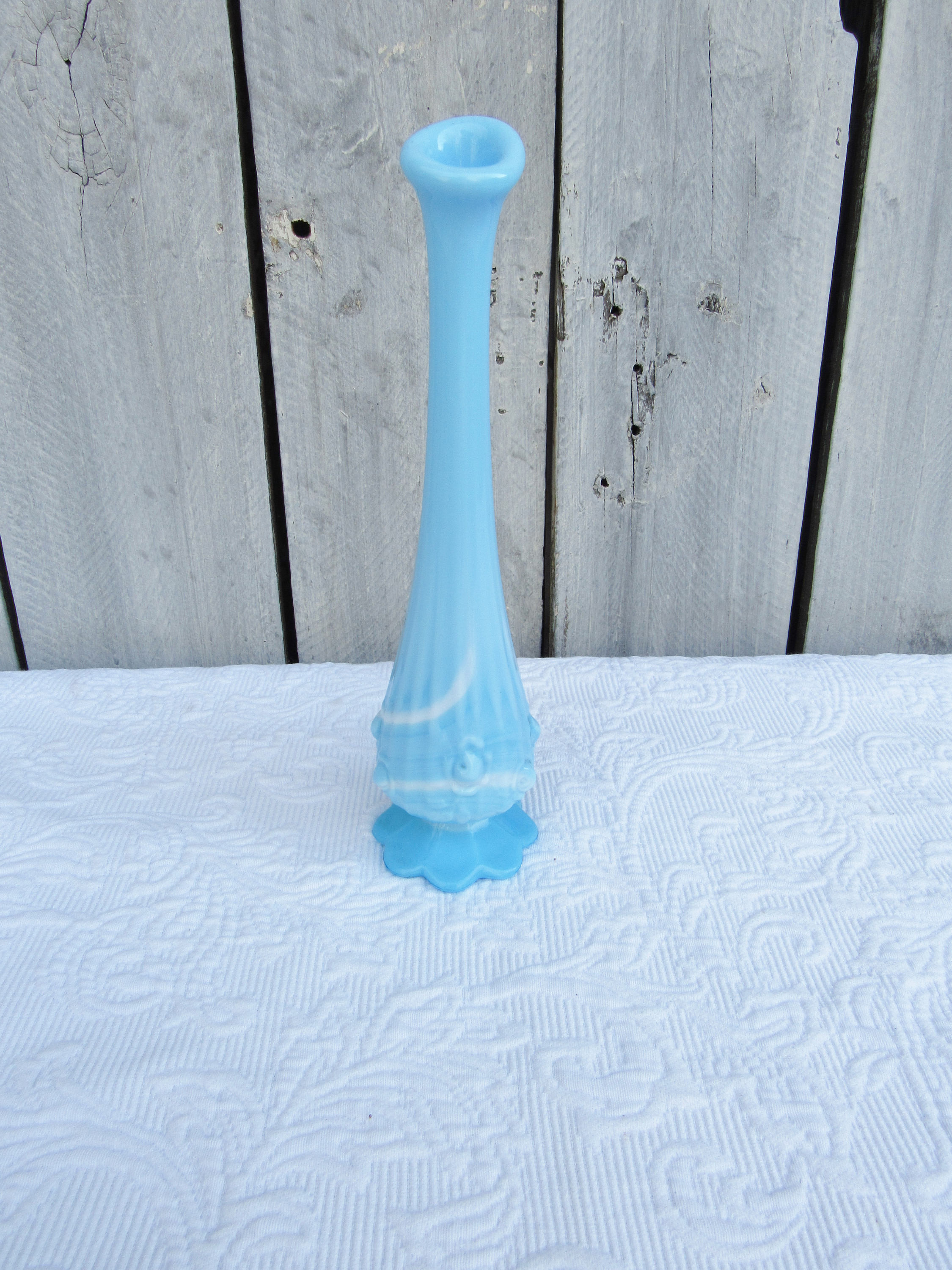 blue glass bud vase of vintage slag blue milk glass fenton bud vase rose floral etsy in dzoom