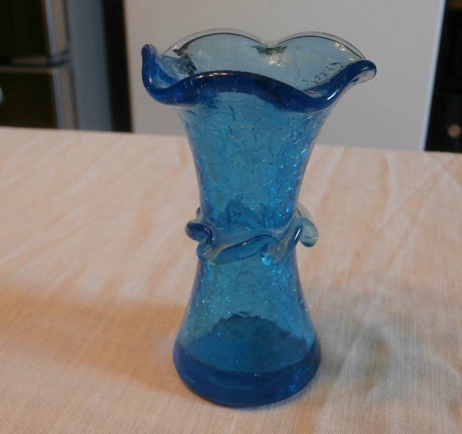 14 Stylish Blue Glass Tall Vase 2024 free download blue glass tall vase of vtg cobalt blue crackle glass 3 5 8 tall vase ruffled top applied inside vtg cobalt blue crackle glass 3 5 8 tall vase ruffled top applied decoration