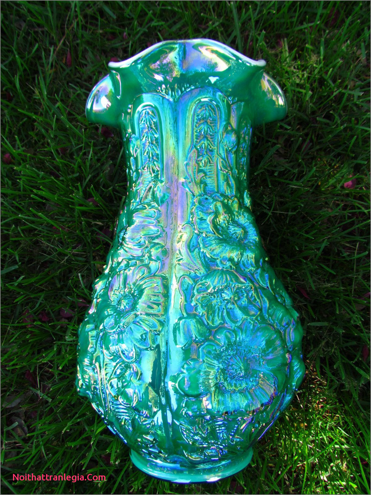 blue glass vase set of 20 cut glass antique vase noithattranlegia vases design throughout cut glass a· fenton poppy show vase emerald green jpg
