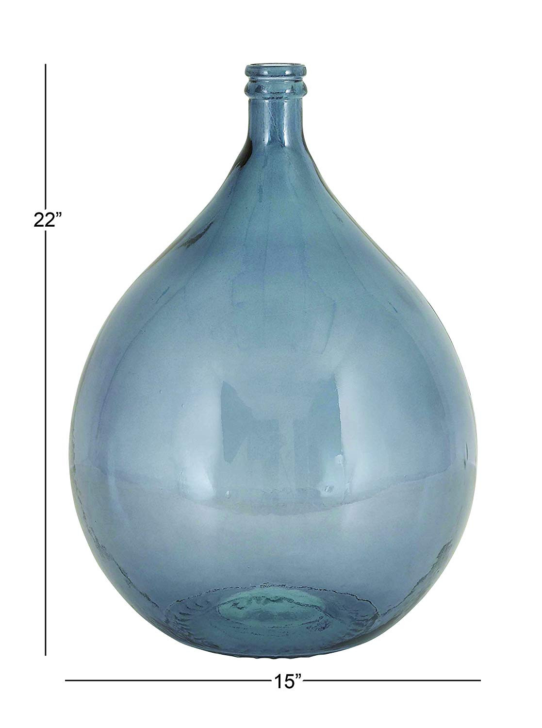 18 Lovely Blue Recycled Glass Vase 2024 free download blue recycled glass vase of amazon com deco 79 glass vase 15 by 22 inch grey home kitchen regarding 81od81idsnl sl1500