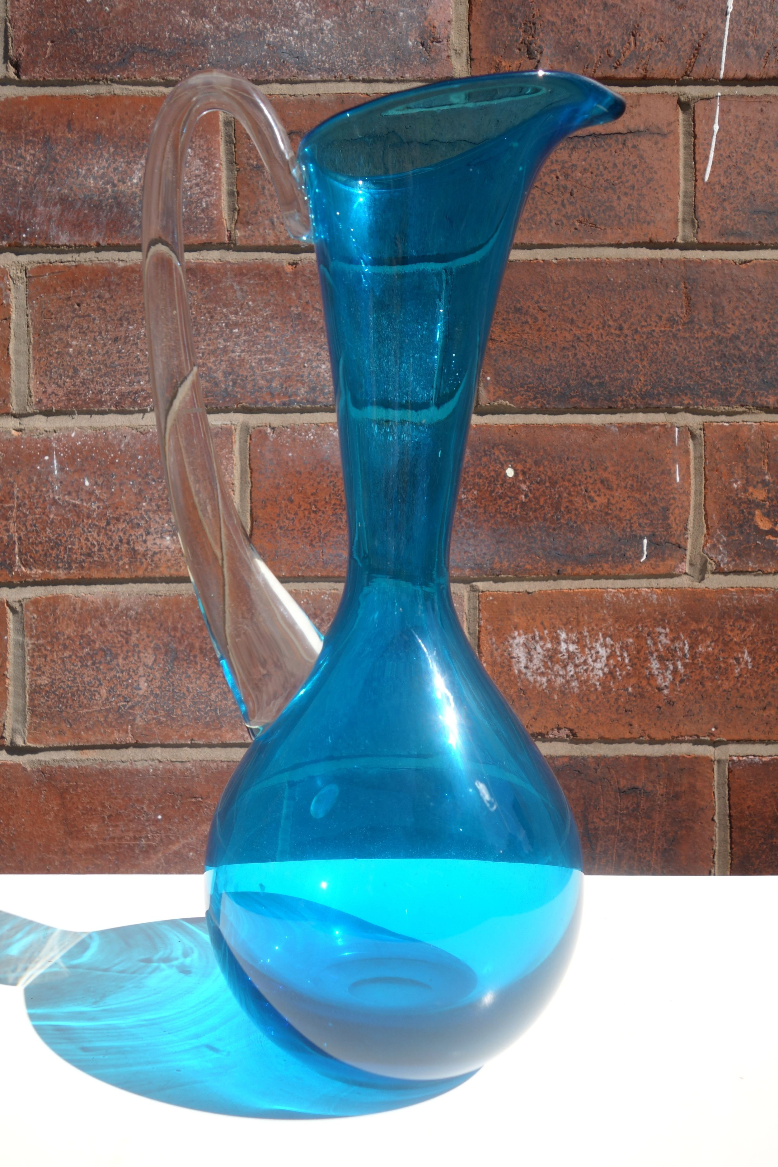 18 Lovely Blue Recycled Glass Vase 2024 free download blue recycled glass vase of antique blue glass vases photos love this blown glass vase glass art within antique blue glass vases photograph retro vintage mid century italian blue glass jug 1
