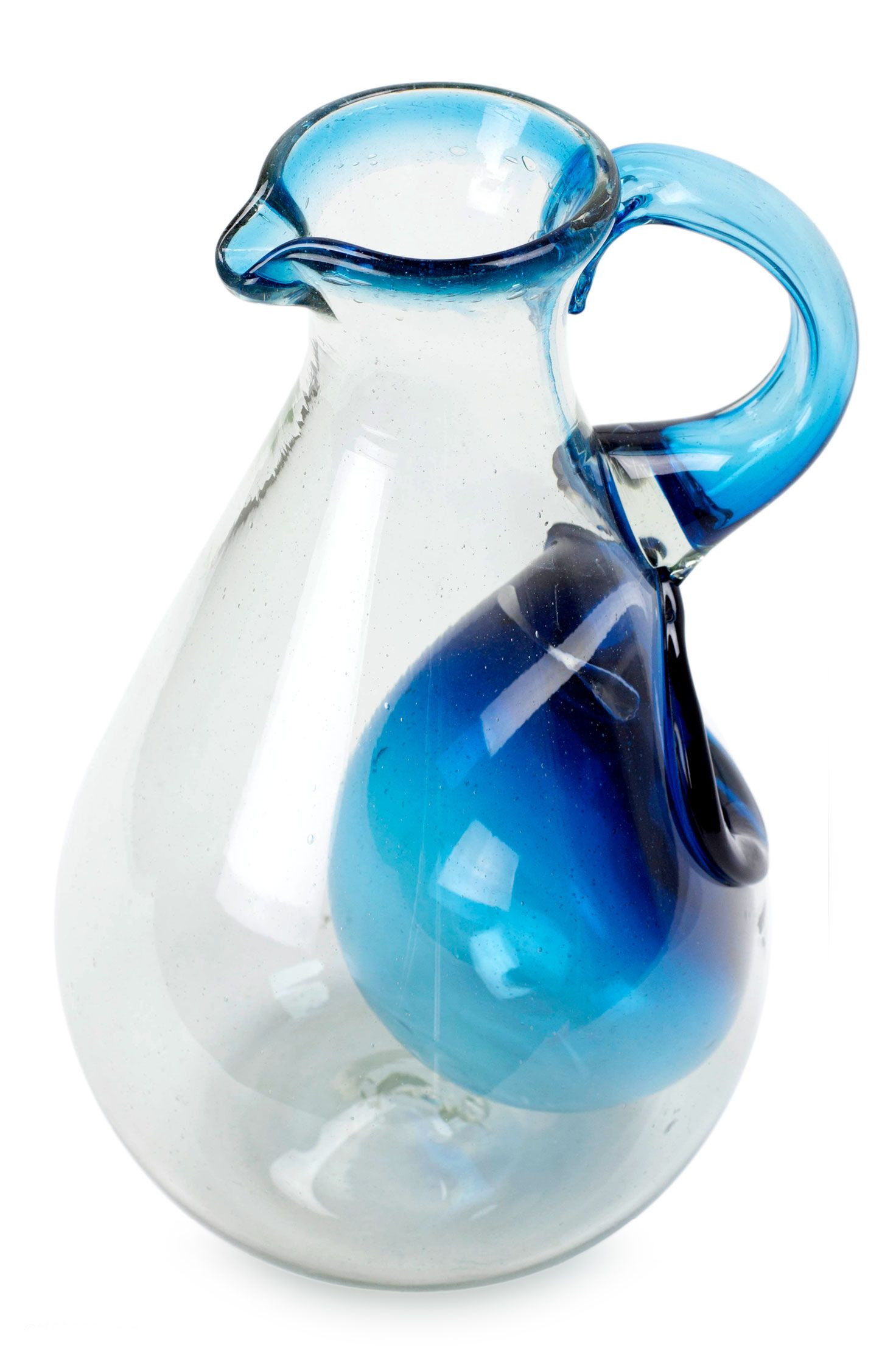 18 Lovely Blue Recycled Glass Vase 2024 free download blue recycled glass vase of hand made blown glass pitcher with ice chamber fresh caribbean inside glass