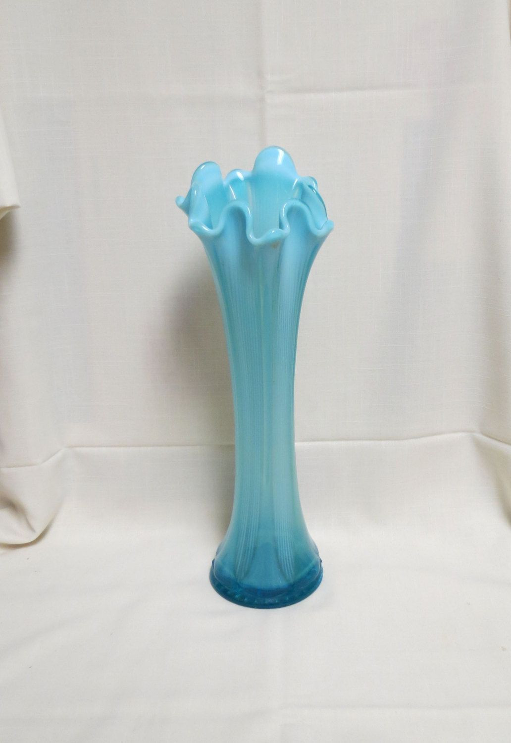 16 Ideal Blue Swirl Glass Vase 2024 free download blue swirl glass vase of vintage blue opalescent glass tall vase ruffled edge elegant glass within vintage blue opalescent glass tall vase ruffled edge elegant glass by kansaskardsstudio on 